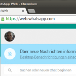 WhatsApp im Browser - auch unter Chromium