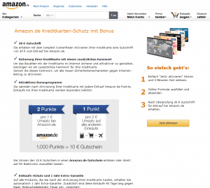 Gefälschte Amazon-Webseite zu einem nicht existierenden Sicherheitsprogramm für Kreditkartenkäufe