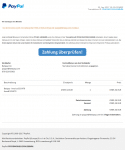 PayPal-Phishing mit Panikmache