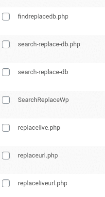 Suche nach Search-Replace-Skripten